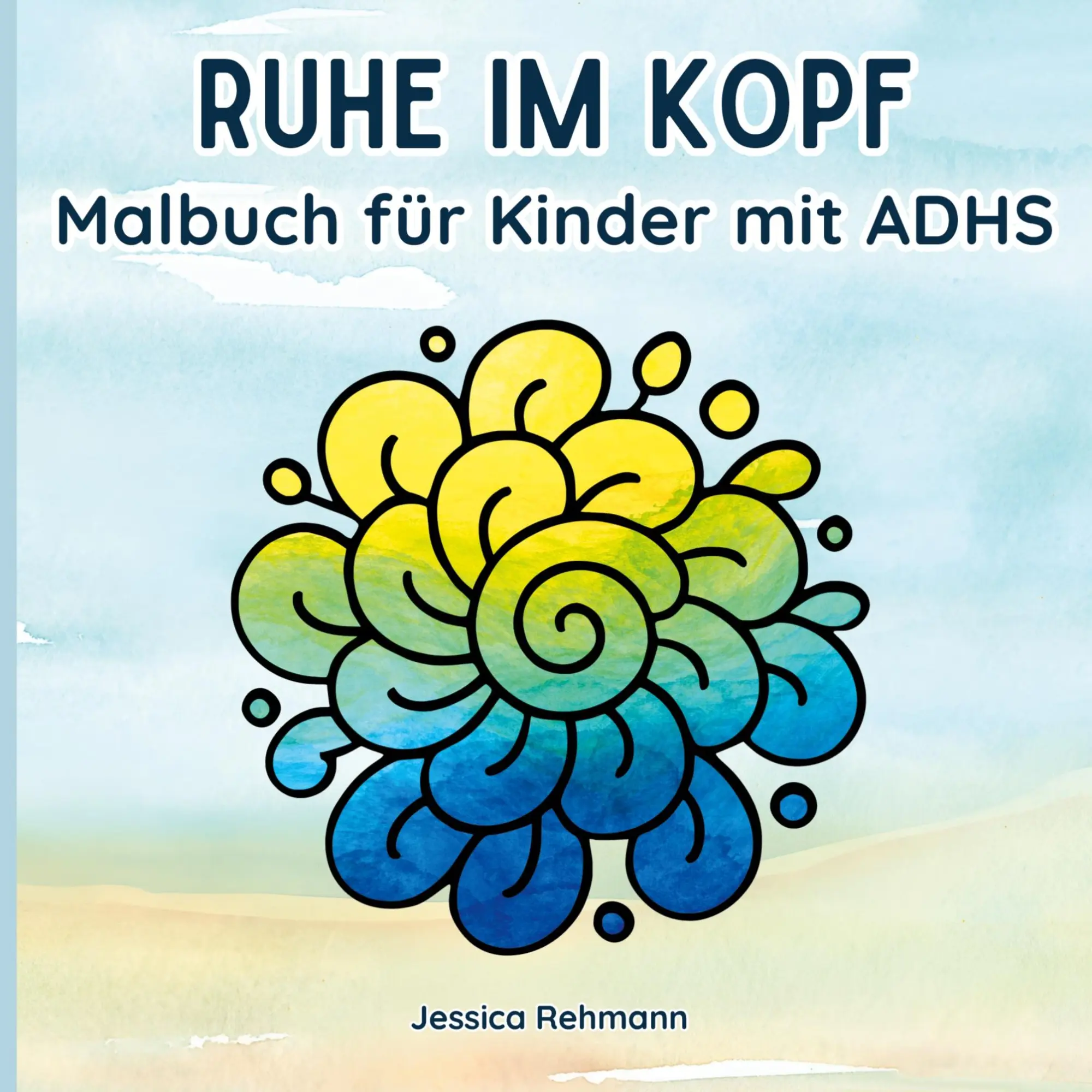 Cover: 9783695177783 | Ruhe im Kopf | Malbuch für Kinder mit ADHS | Jessica Rehmann | Buch