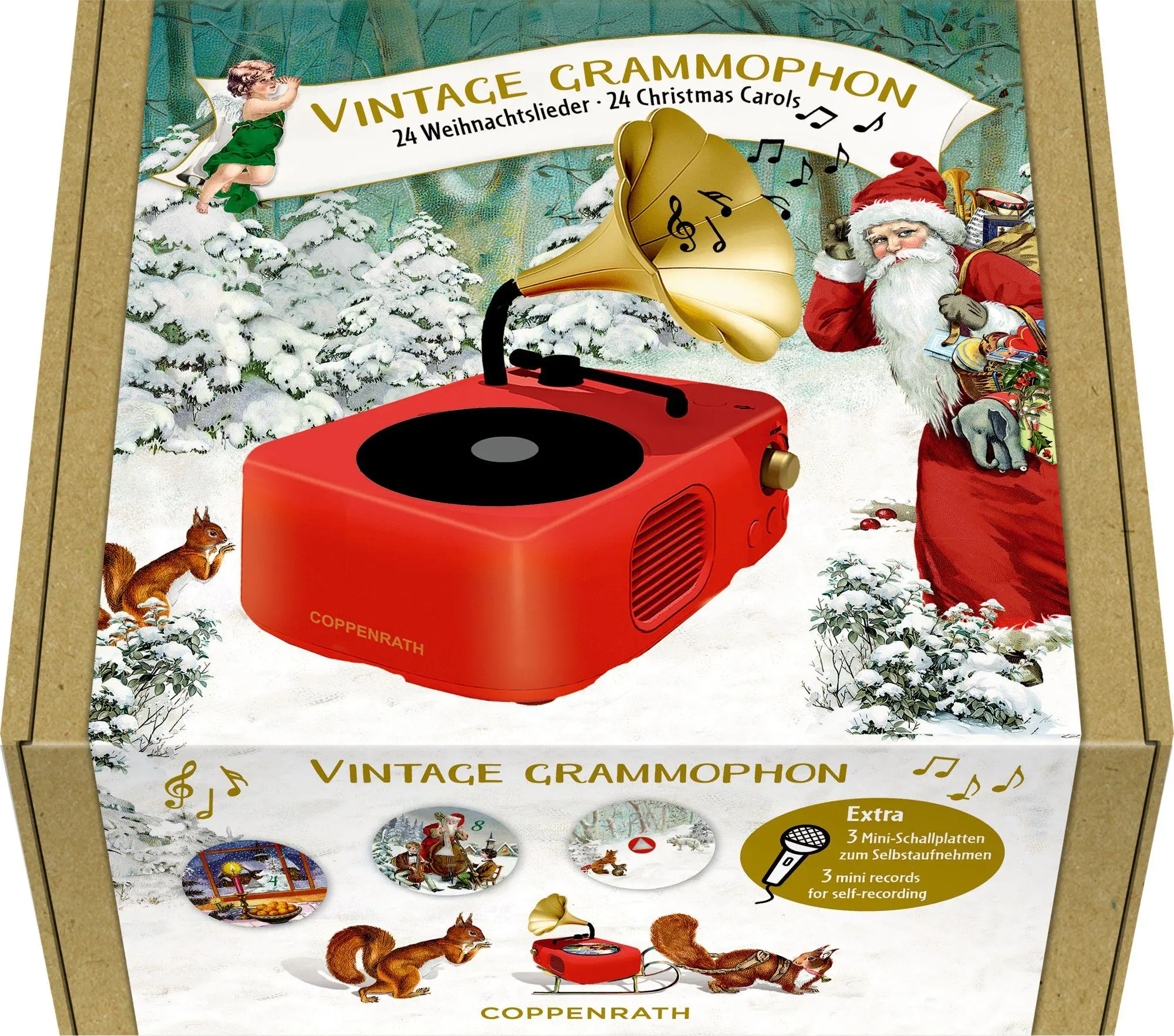 Bild: 4050003957883 | Sound-Adventskalender - Vintage-Grammophon | mit 24 Weihnachtsliedern