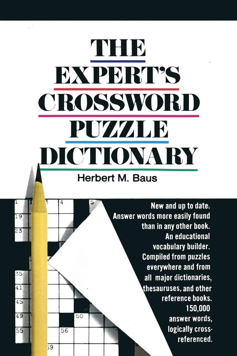 Cover: 9780385047883 | The Expert's Crossword Puzzle Dictionary | Herbert M. Baus | Buch
