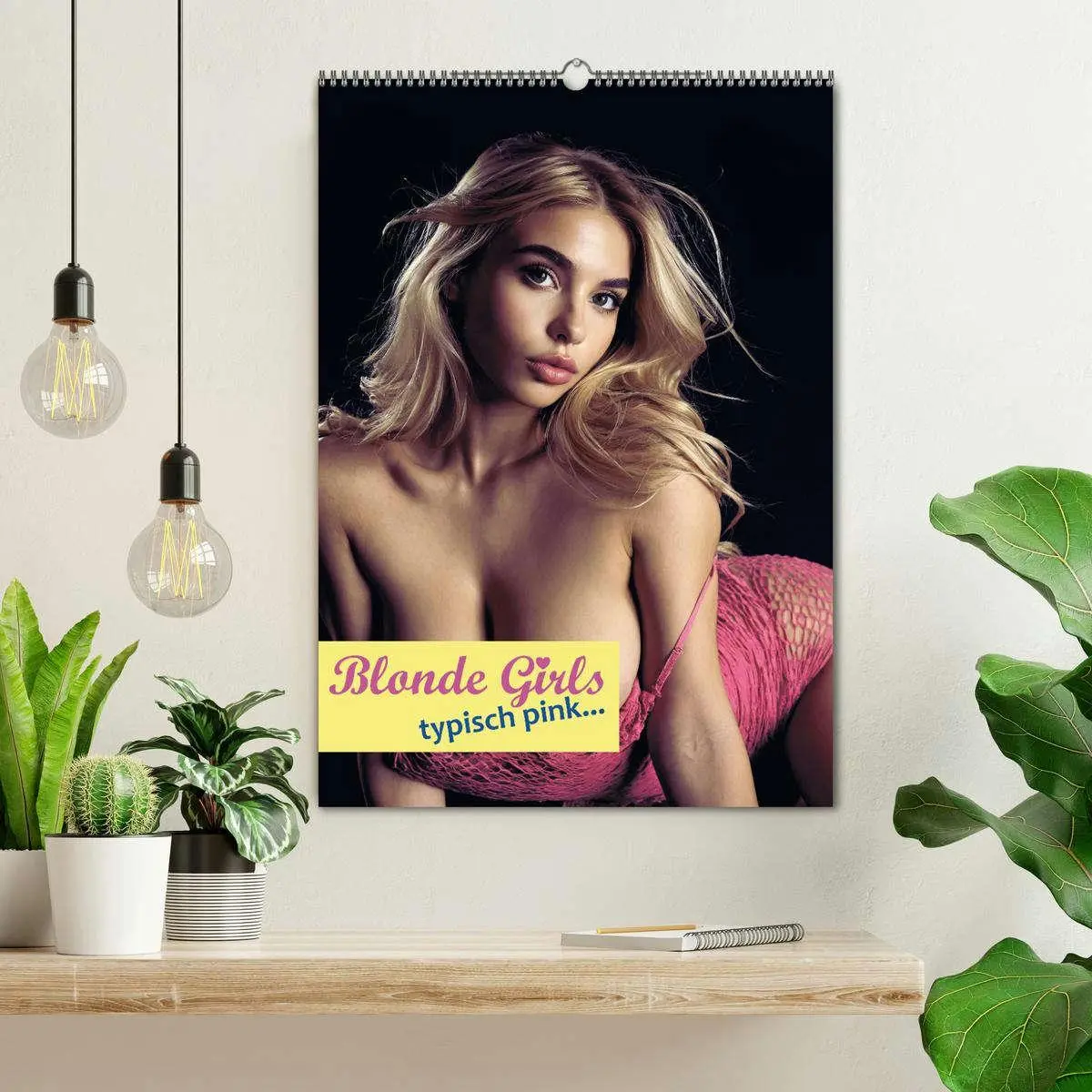 Bild: 9783457257883 | Blonde Girls typisch pink (Wandkalender 2026 DIN A2 hoch), CALVENDO...