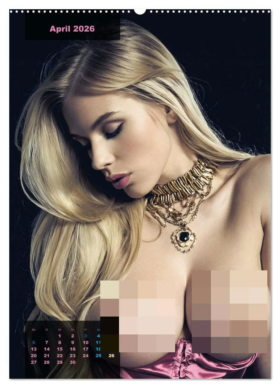 Bild: 9783457257883 | Blonde Girls typisch pink (Wandkalender 2026 DIN A2 hoch), CALVENDO...