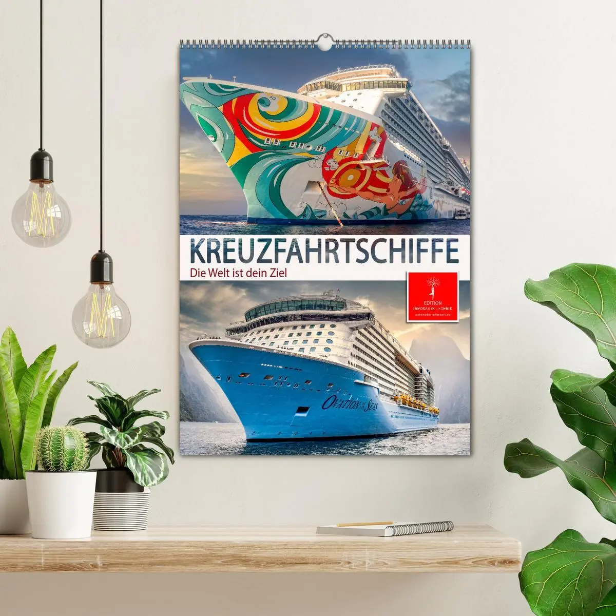 Bild: 9783516347883 | Kreuzfahrtschiffe - die Welt ist dein Ziel (Wandkalender 2026 DIN...