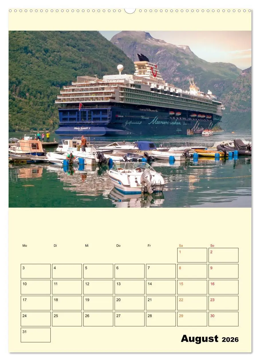 Bild: 9783516347883 | Kreuzfahrtschiffe - die Welt ist dein Ziel (Wandkalender 2026 DIN...