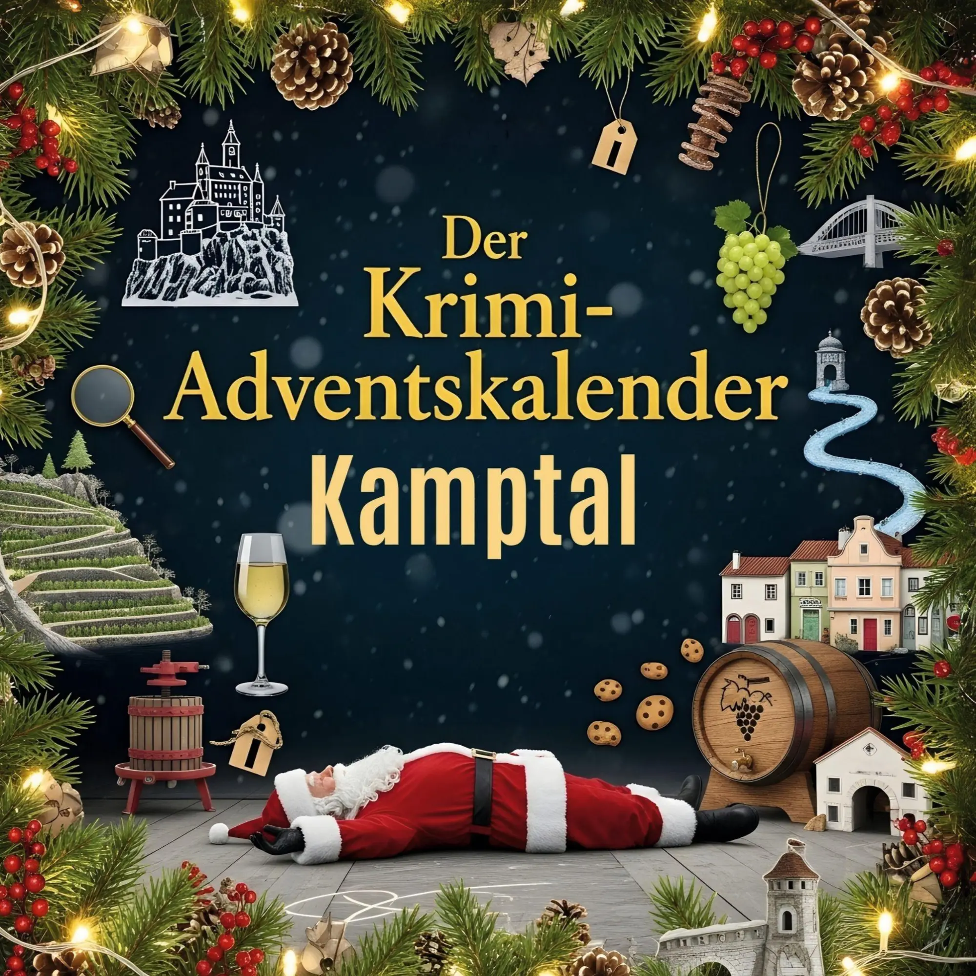 Cover: 9783695307883 | Der Krimi-Adventskalender Kamptal | Mordsverdächtig in 24 Akten | Buch