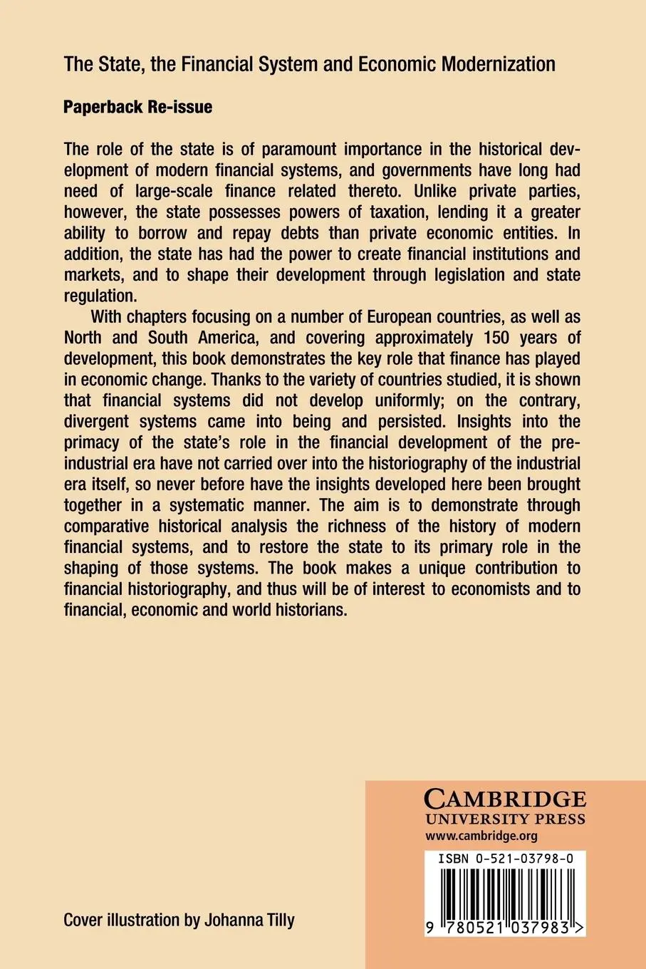 Rückseite: 9780521037983 | The State, the Financial System and Economic Modernization | Buch