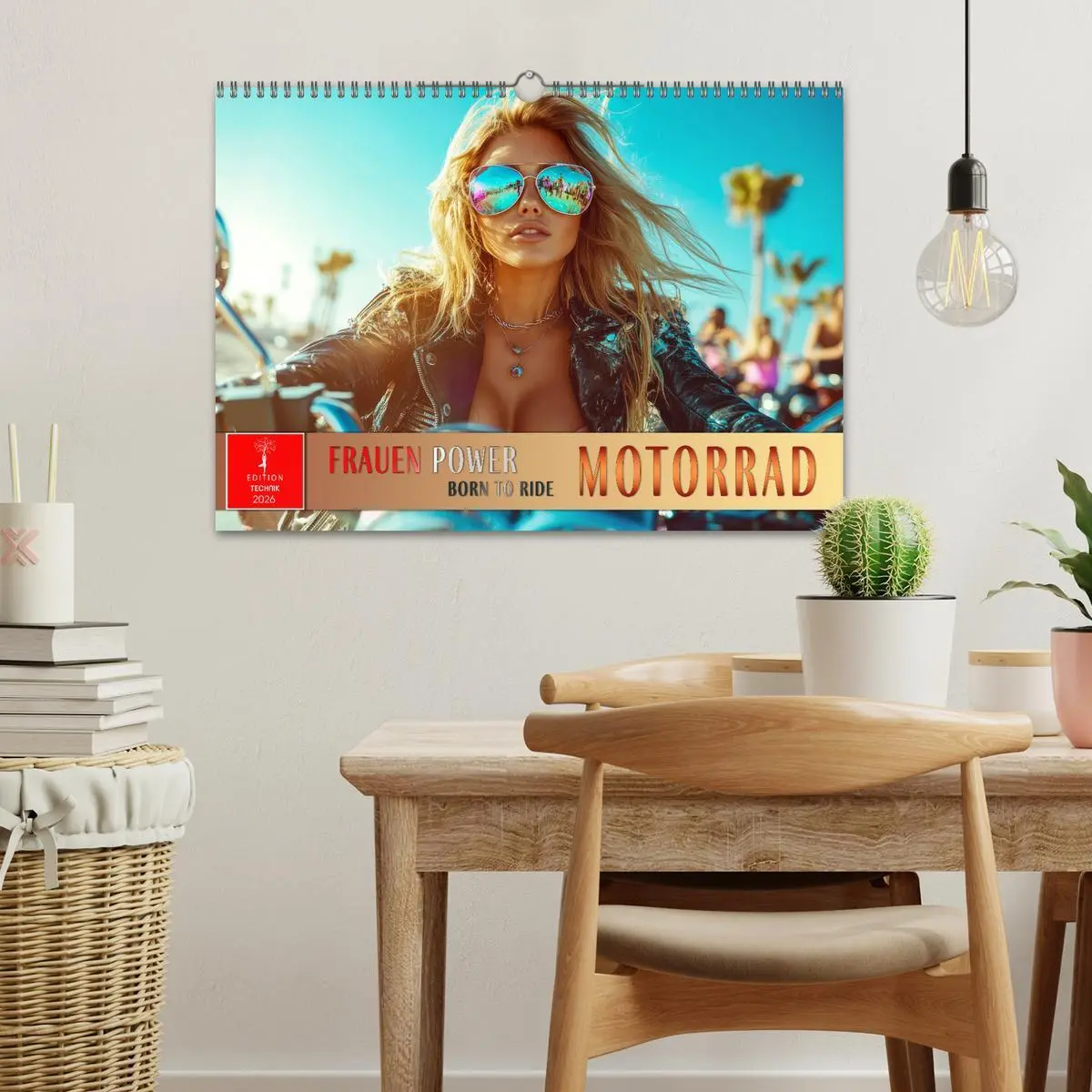Bild: 9783457247983 | Frauen Power Motorrad (Wandkalender 2026 DIN A3 quer), CALVENDO...