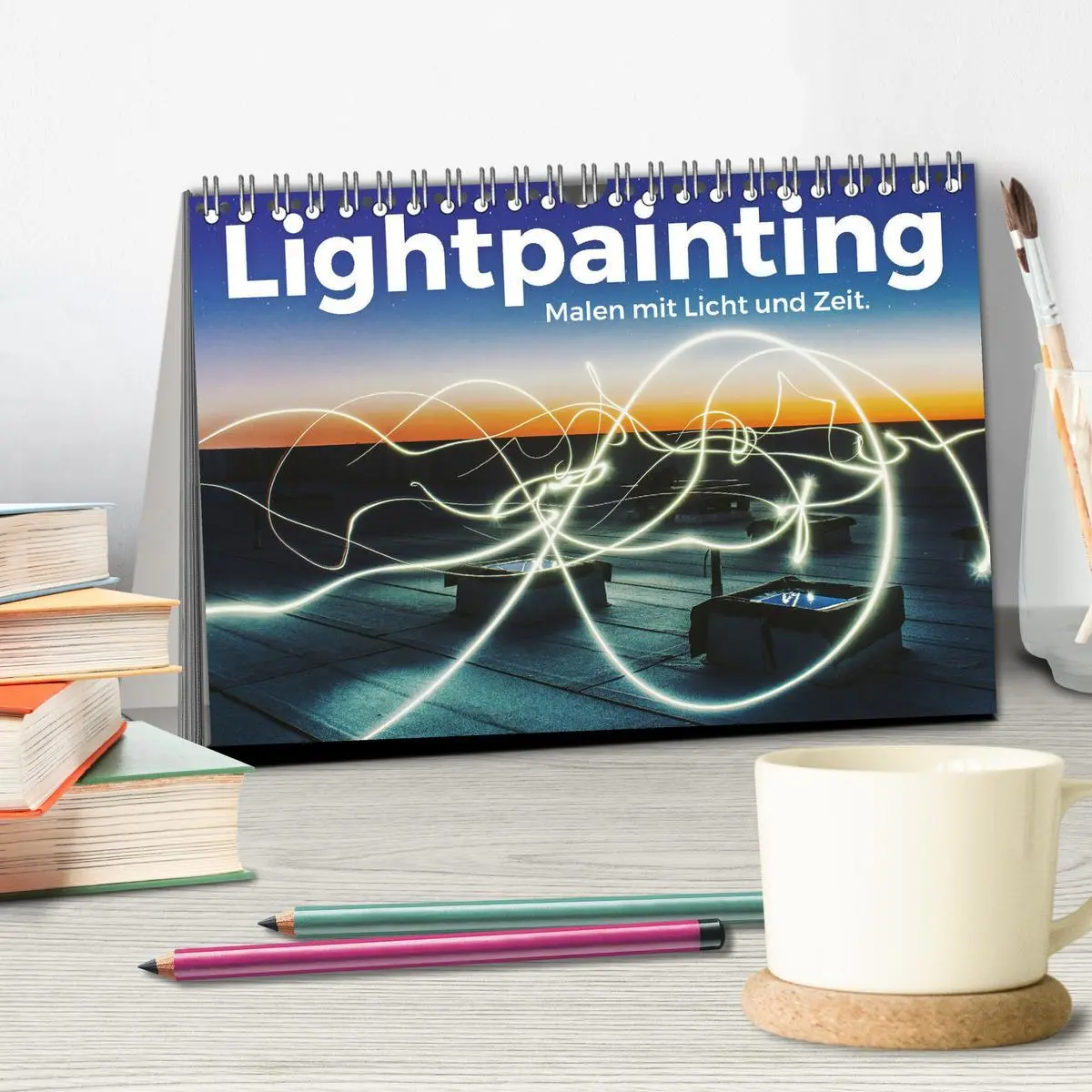 Bild: 9783457937983 | Lightpainting - Malen mit Licht und Zeit (Tischkalender 2026 DIN A5...