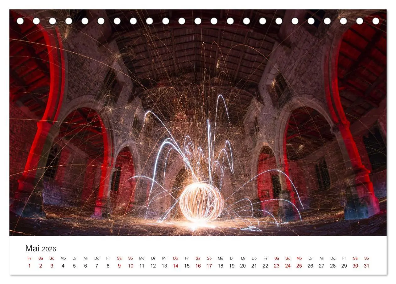 Bild: 9783457937983 | Lightpainting - Malen mit Licht und Zeit (Tischkalender 2026 DIN A5...