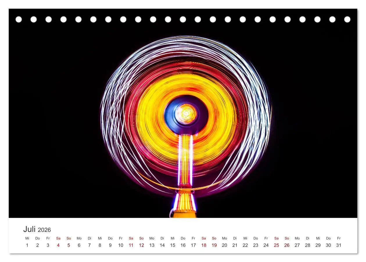 Bild: 9783457937983 | Lightpainting - Malen mit Licht und Zeit (Tischkalender 2026 DIN A5...