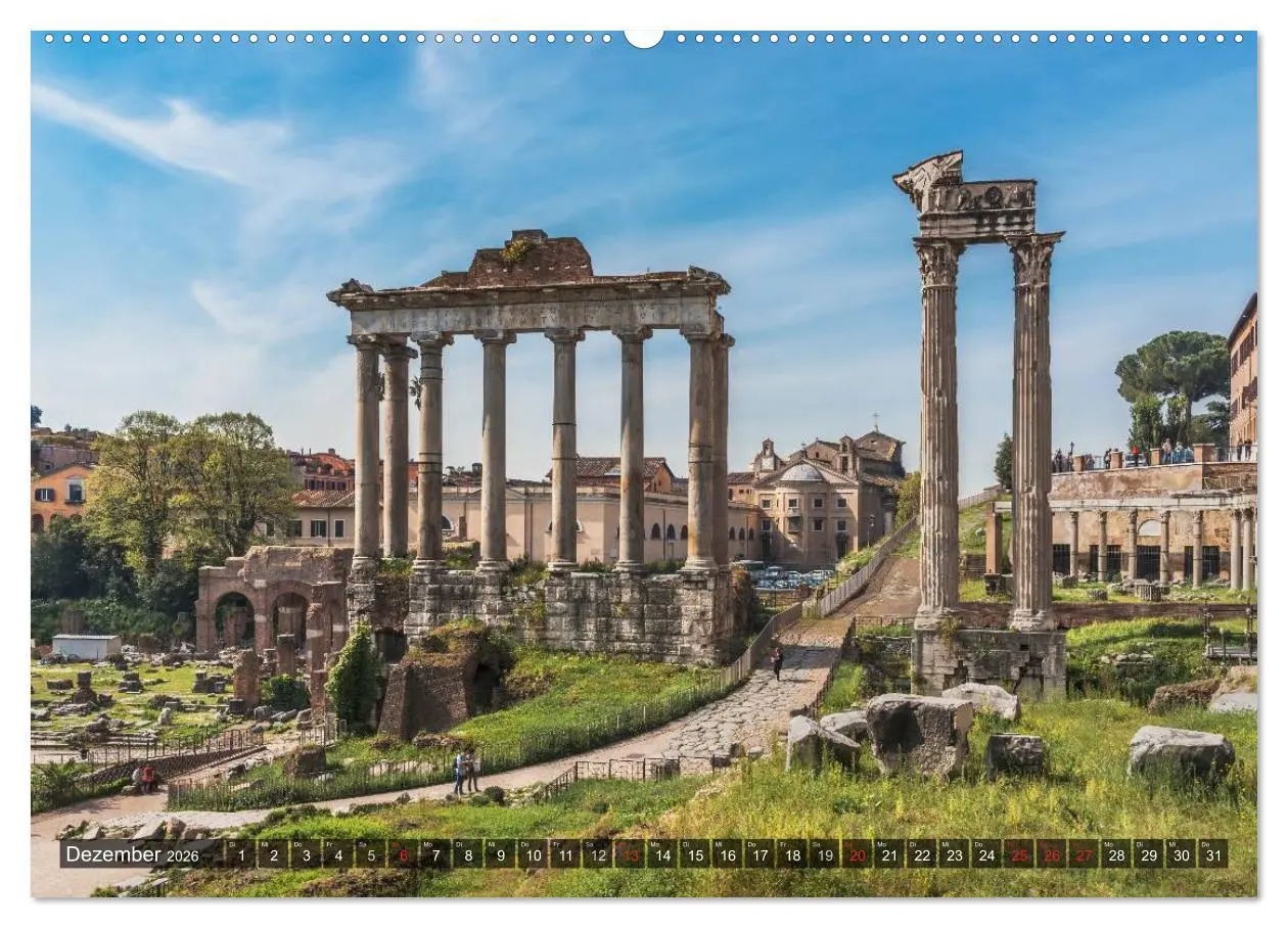 Bild: 9783516197983 | Ein Wochenende in Rom (hochwertiger Premium Wandkalender 2026 DIN...