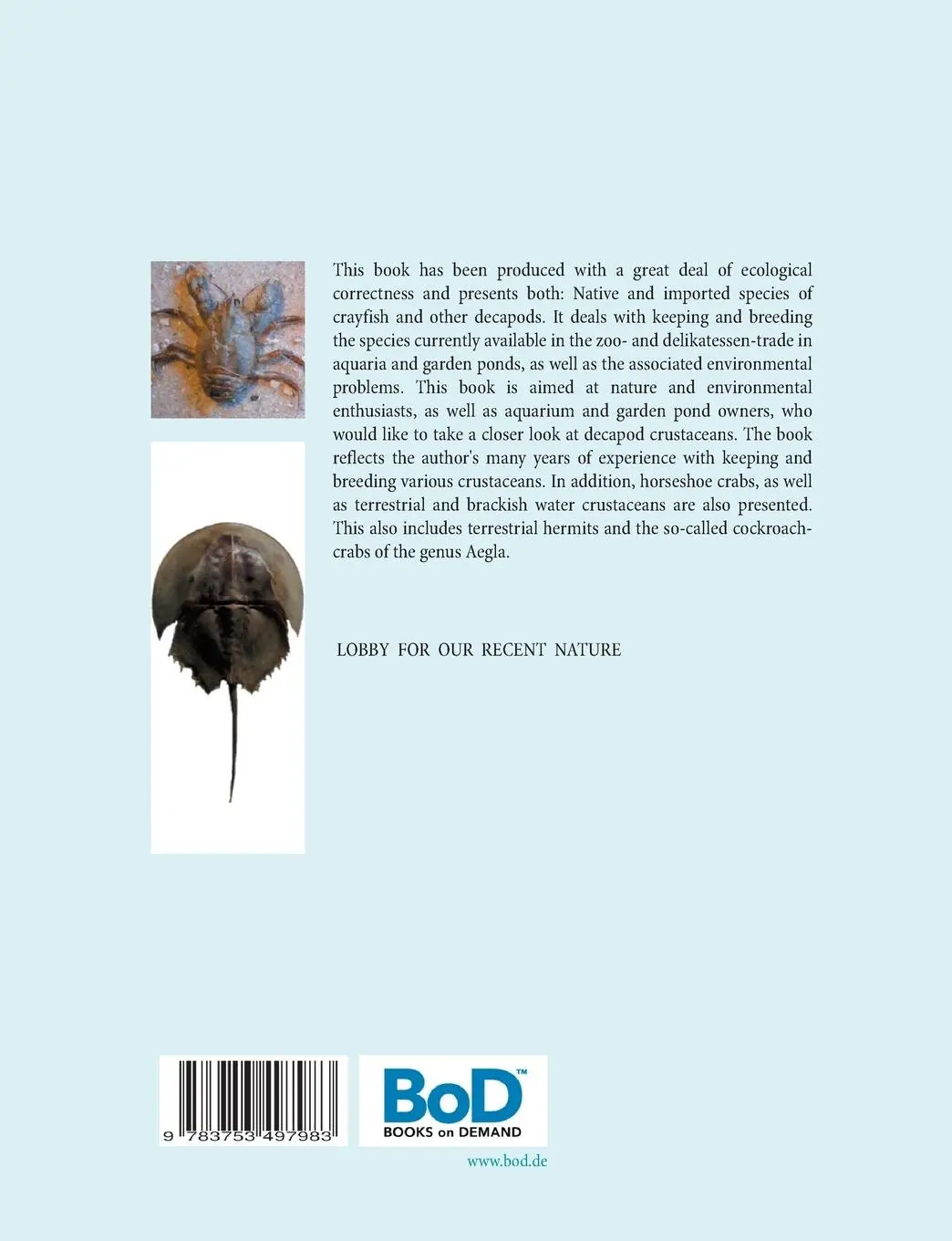 Rückseite: 9783753497983 | General Freshwater-Crustacean Practice | Sven Gehrmann | Taschenbuch