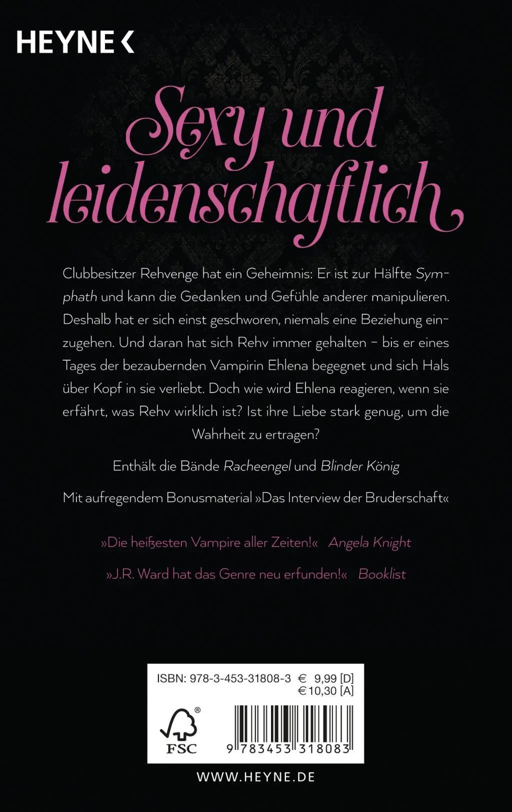 Bild: 9783453318083 | Black Dagger - Rehvenge &amp; Ehlena | J. R. Ward | Taschenbuch | 928 S.