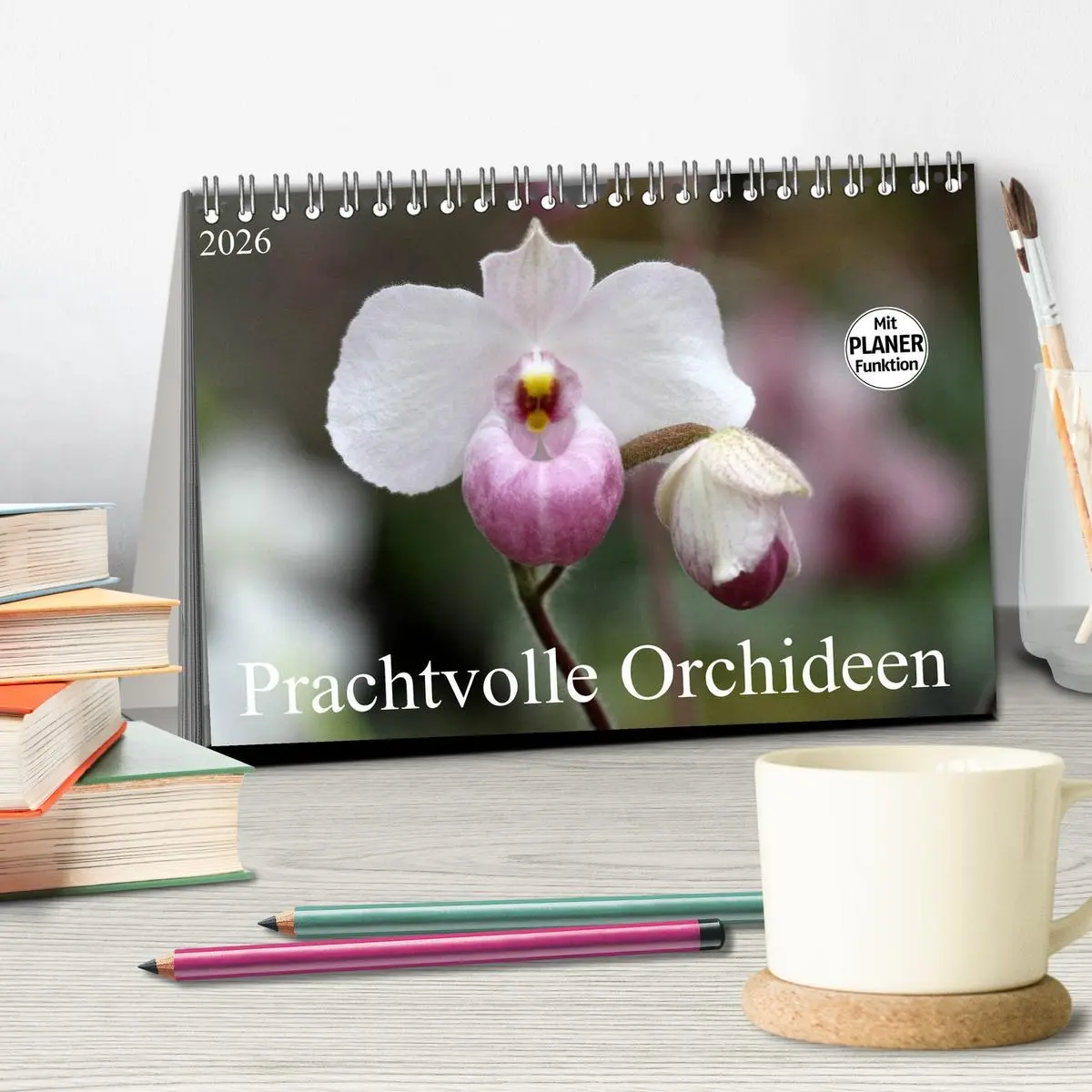 Bild: 9783457998083 | Prachtvolle Orchideen (Tischkalender 2026 DIN A5 quer), CALVENDO...