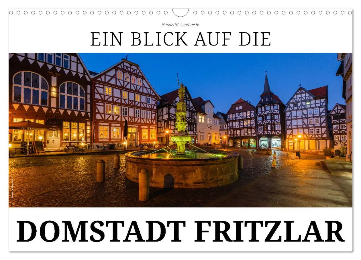 Cover: 9783516088083 | Ein Blick auf Fritzlar (Wandkalender 2026 DIN A3 quer), CALVENDO...