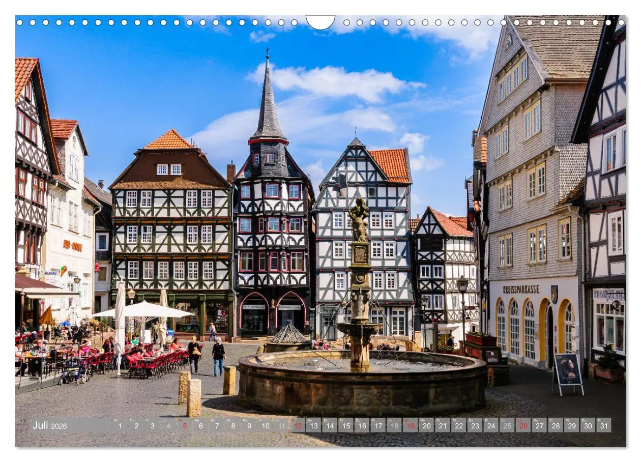 Bild: 9783516088083 | Ein Blick auf Fritzlar (Wandkalender 2026 DIN A3 quer), CALVENDO...