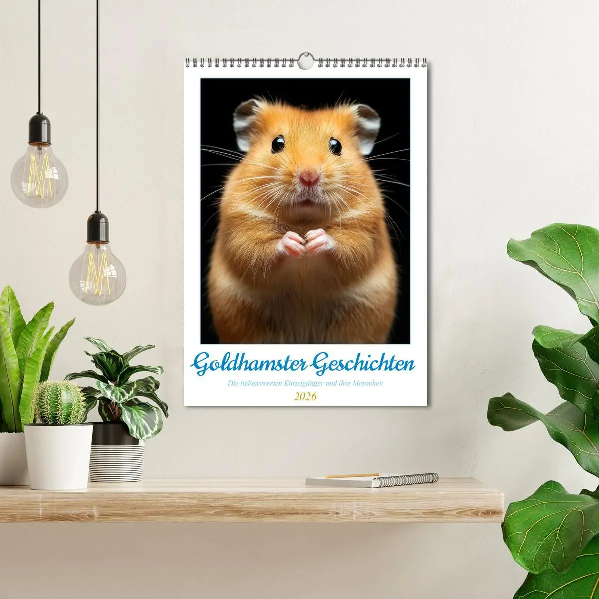 Bild: 9783516538083 | Goldhamster Geschichten (Wandkalender 2026 DIN A3 hoch), CALVENDO...