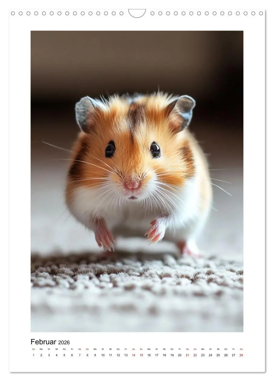 Bild: 9783516538083 | Goldhamster Geschichten (Wandkalender 2026 DIN A3 hoch), CALVENDO...