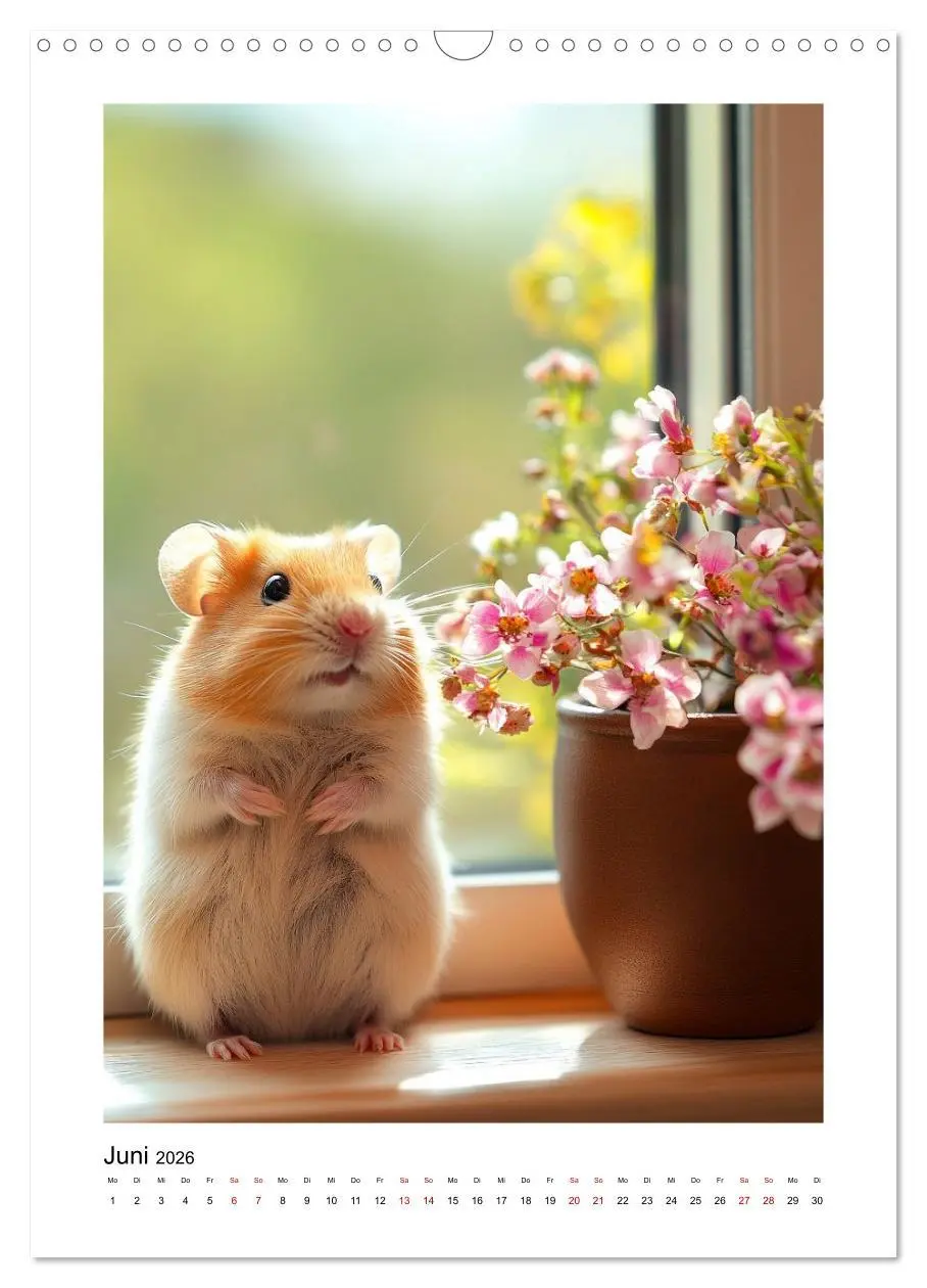 Bild: 9783516538083 | Goldhamster Geschichten (Wandkalender 2026 DIN A3 hoch), CALVENDO...