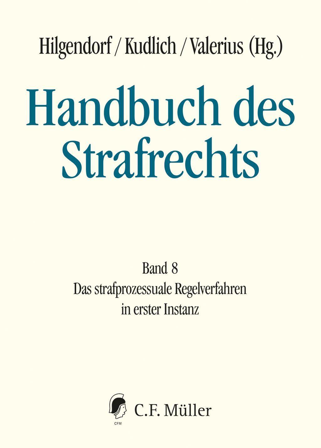 Cover: 9783811488083 | Handbuch des Strafrechts 08 | Eric Hilgendorf (u. a.) | Buch | XLIX