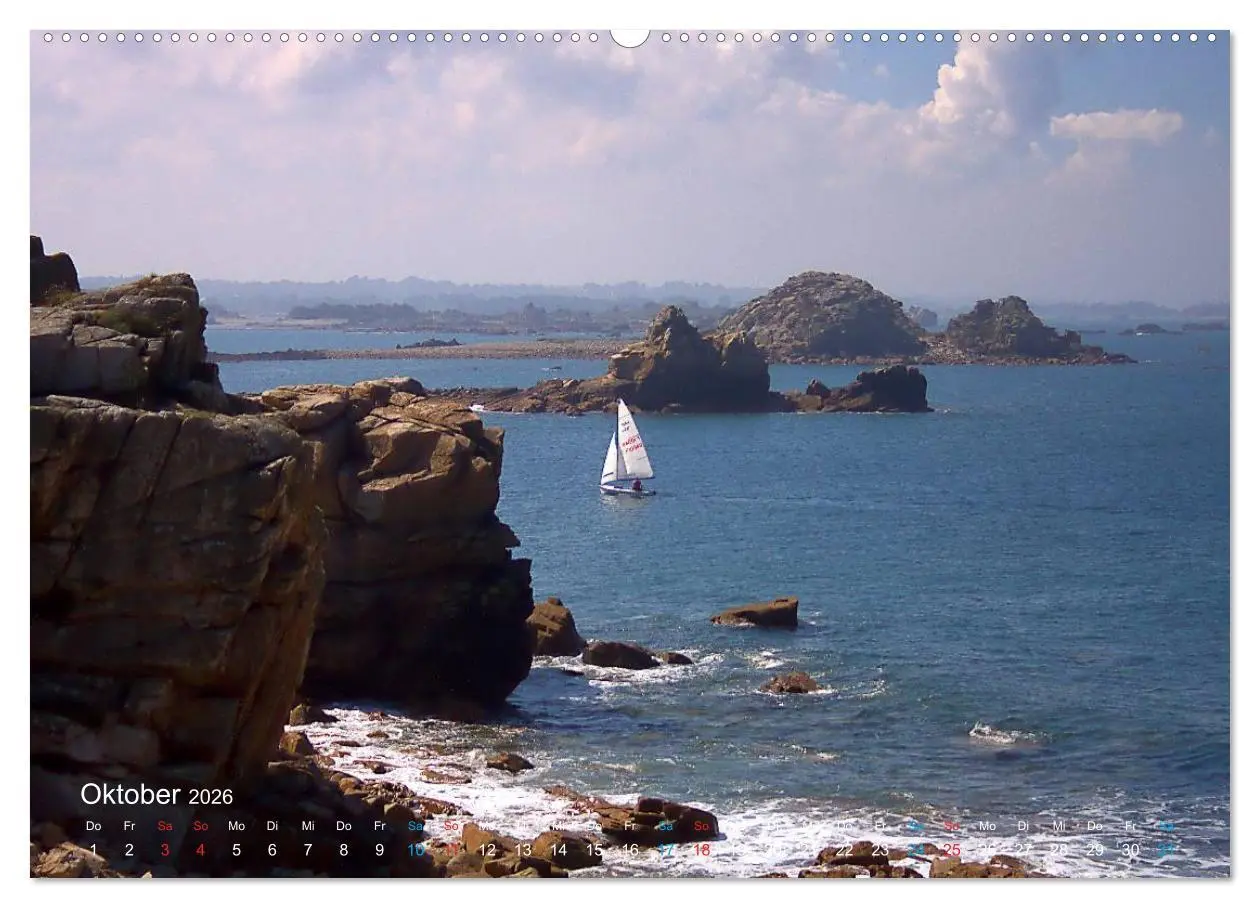 Bild: 9783516078183 | Bretagne - Sehnsucht in Blau (Wandkalender 2026 DIN A2 quer),...