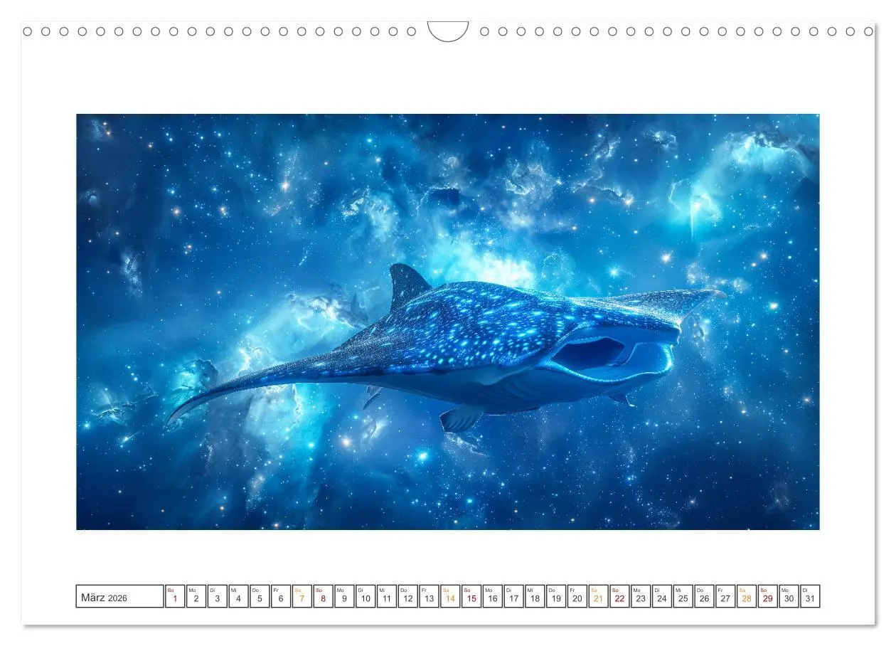 Bild: 9783457428283 | Tiere im Weltraum (Wandkalender 2026 DIN A3 quer), CALVENDO...