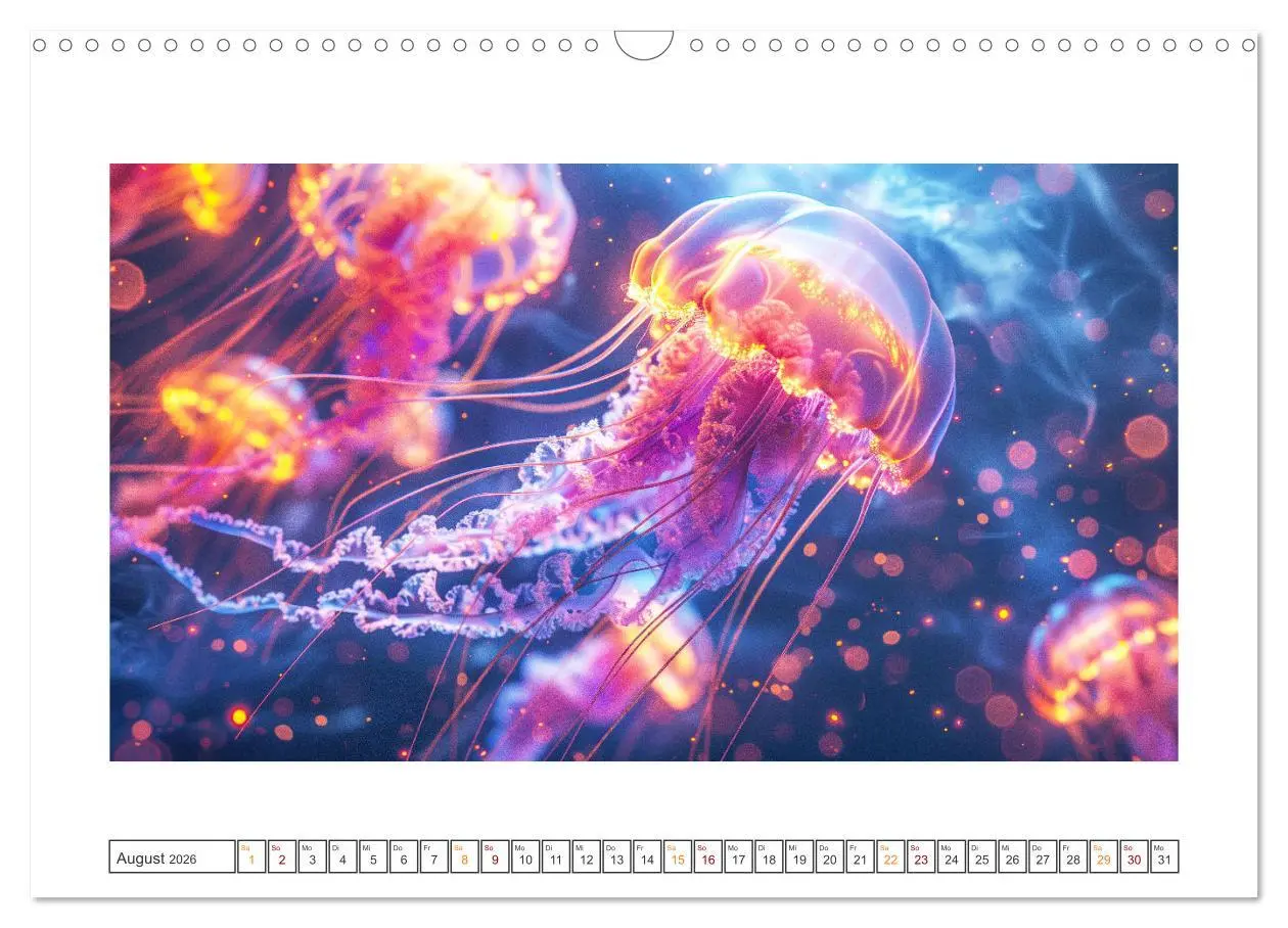 Bild: 9783457428283 | Tiere im Weltraum (Wandkalender 2026 DIN A3 quer), CALVENDO...