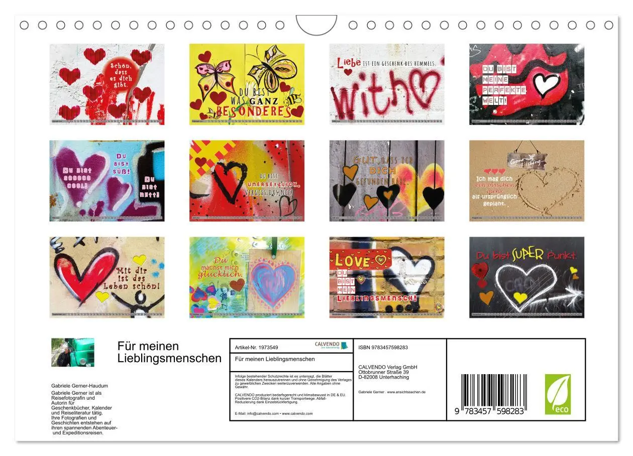 Bild: 9783457598283 | Für meinen Lieblingsmenschen (Wandkalender 2026 DIN A4 quer),...