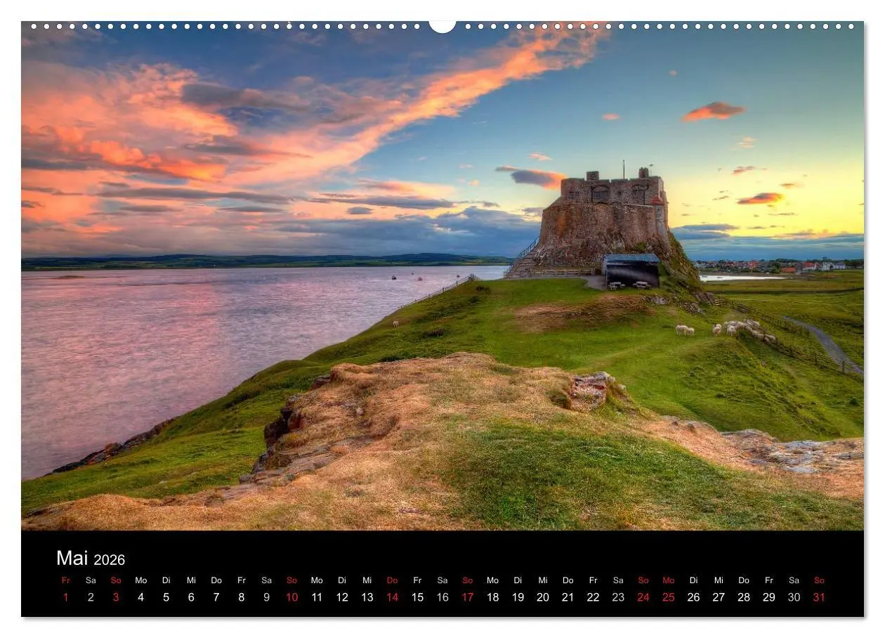 Bild: 9783516138283 | Holy Island - England (hochwertiger Premium Wandkalender 2026 DIN...