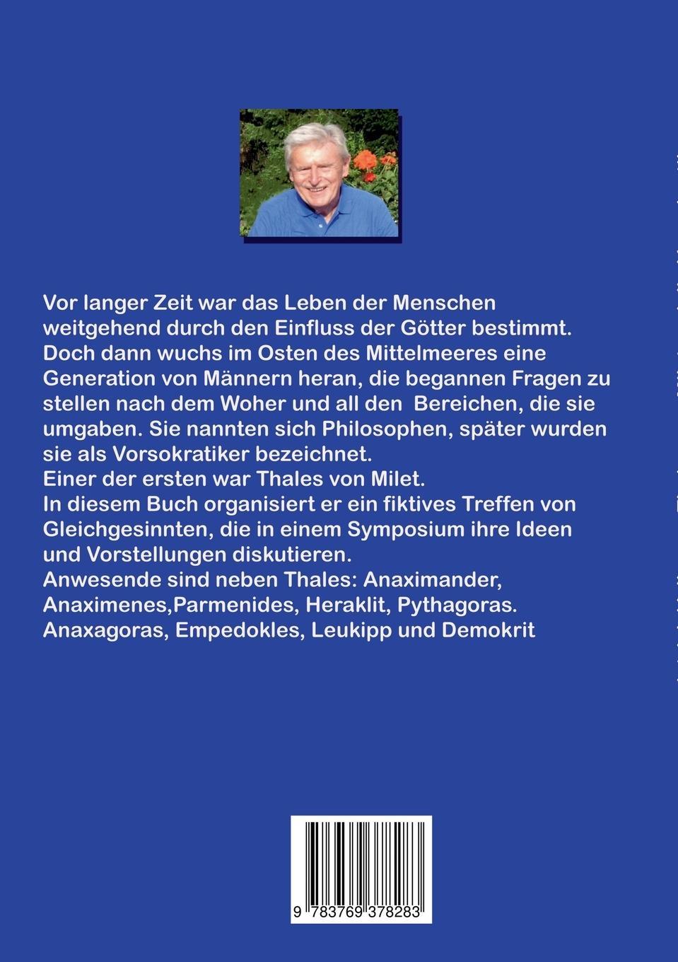 Rückseite: 9783769378283 | Thales von Milet und die Vorsokratiker | Ein Symposium | Volkmer