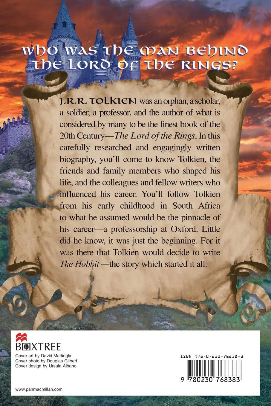 Rückseite: 9780230768383 | J.R.R. Tolkien | The man who created The Lord of the Rings | Coren