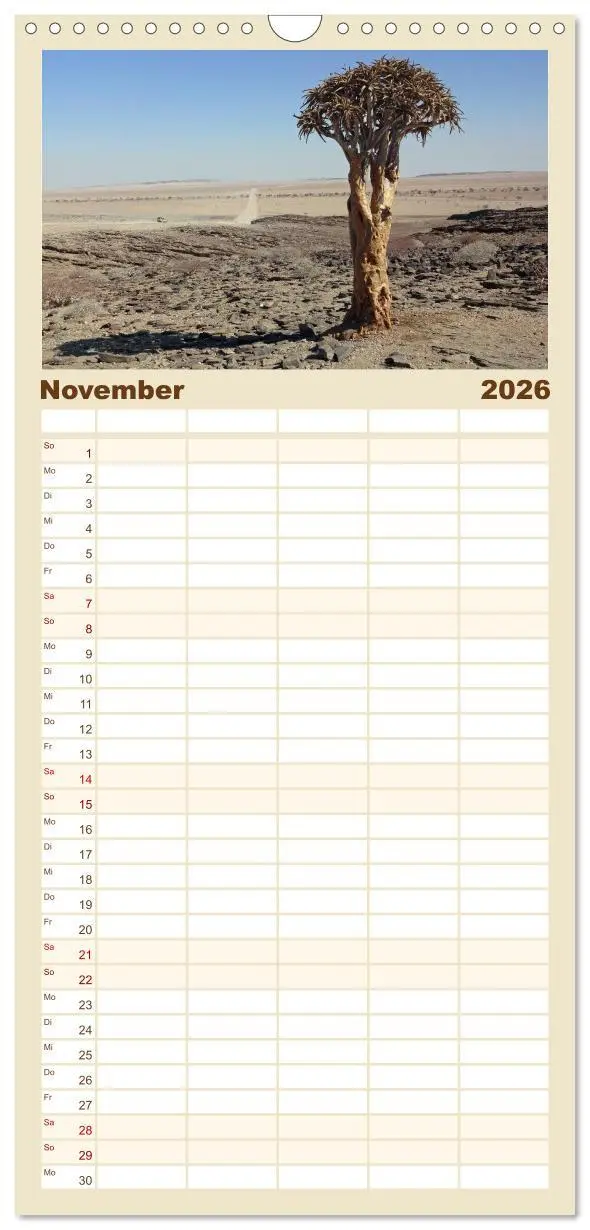 Bild: 9783516508383 | Familienplaner 2026 - Natur und Landschaft. Südliches Afrika 2026...