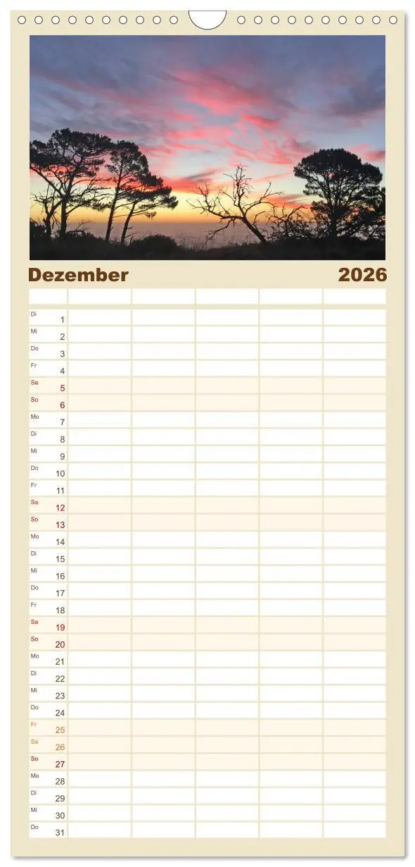 Bild: 9783516508383 | Familienplaner 2026 - Natur und Landschaft. Südliches Afrika 2026...