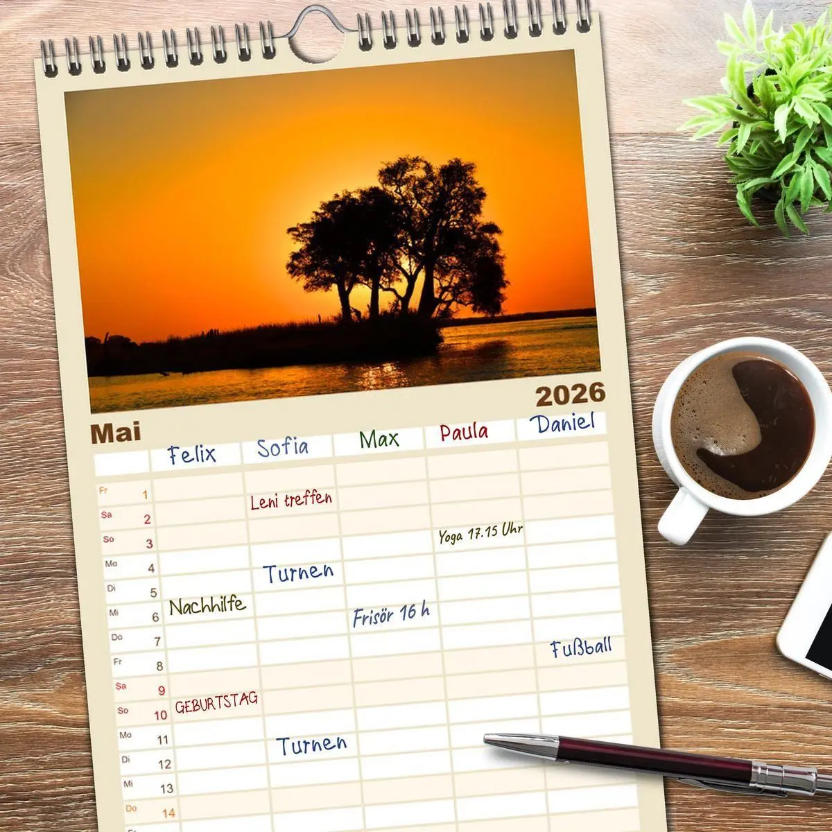 Bild: 9783516508383 | Familienplaner 2026 - Natur und Landschaft. Südliches Afrika 2026...
