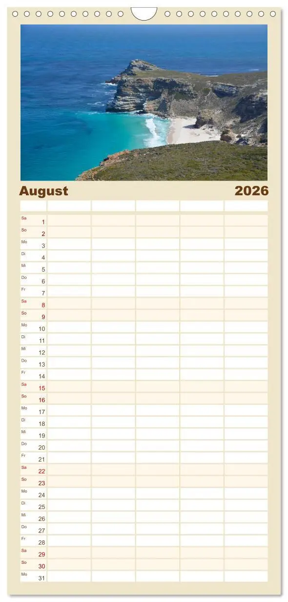 Bild: 9783516508383 | Familienplaner 2026 - Natur und Landschaft. Südliches Afrika 2026...