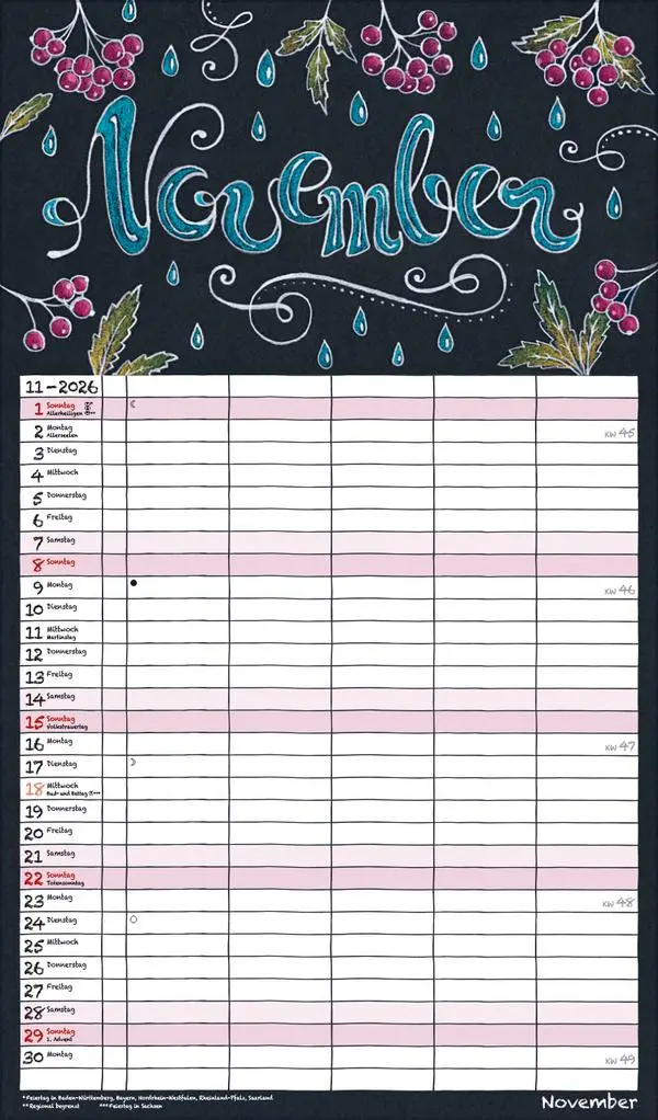 Bild: 9783731888383 | Lovely Chalk Timer 2026 | Verlag Korsch | Kalender | 14 S. | Deutsch