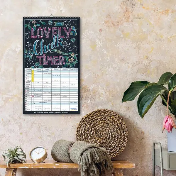 Bild: 9783731888383 | Lovely Chalk Timer 2026 | Verlag Korsch | Kalender | 14 S. | Deutsch