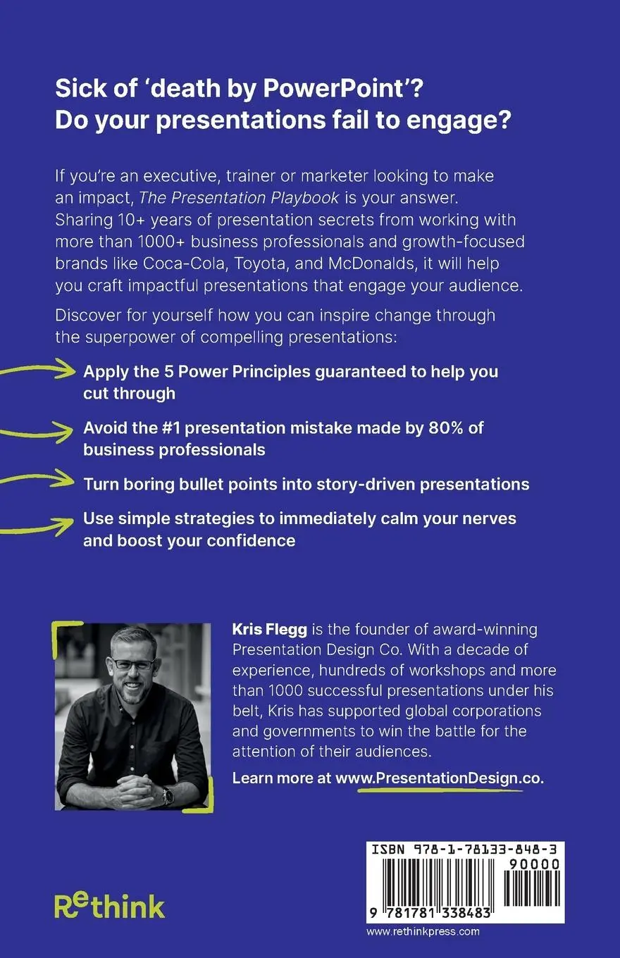 Rückseite: 9781781338483 | The Presentation Playbook | Kris Flegg | Taschenbuch | Englisch | 2024