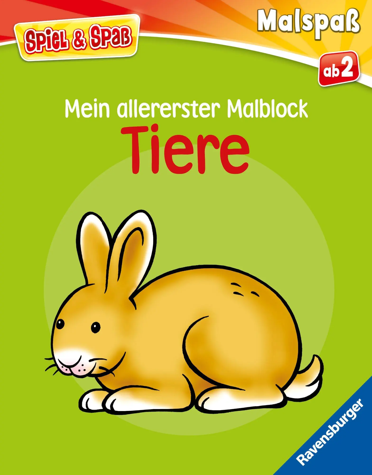 Cover: 9783473488483 | Spiel &amp; Spaß - Mein allererster Malblock: Tiere | Simone Pahl | Buch