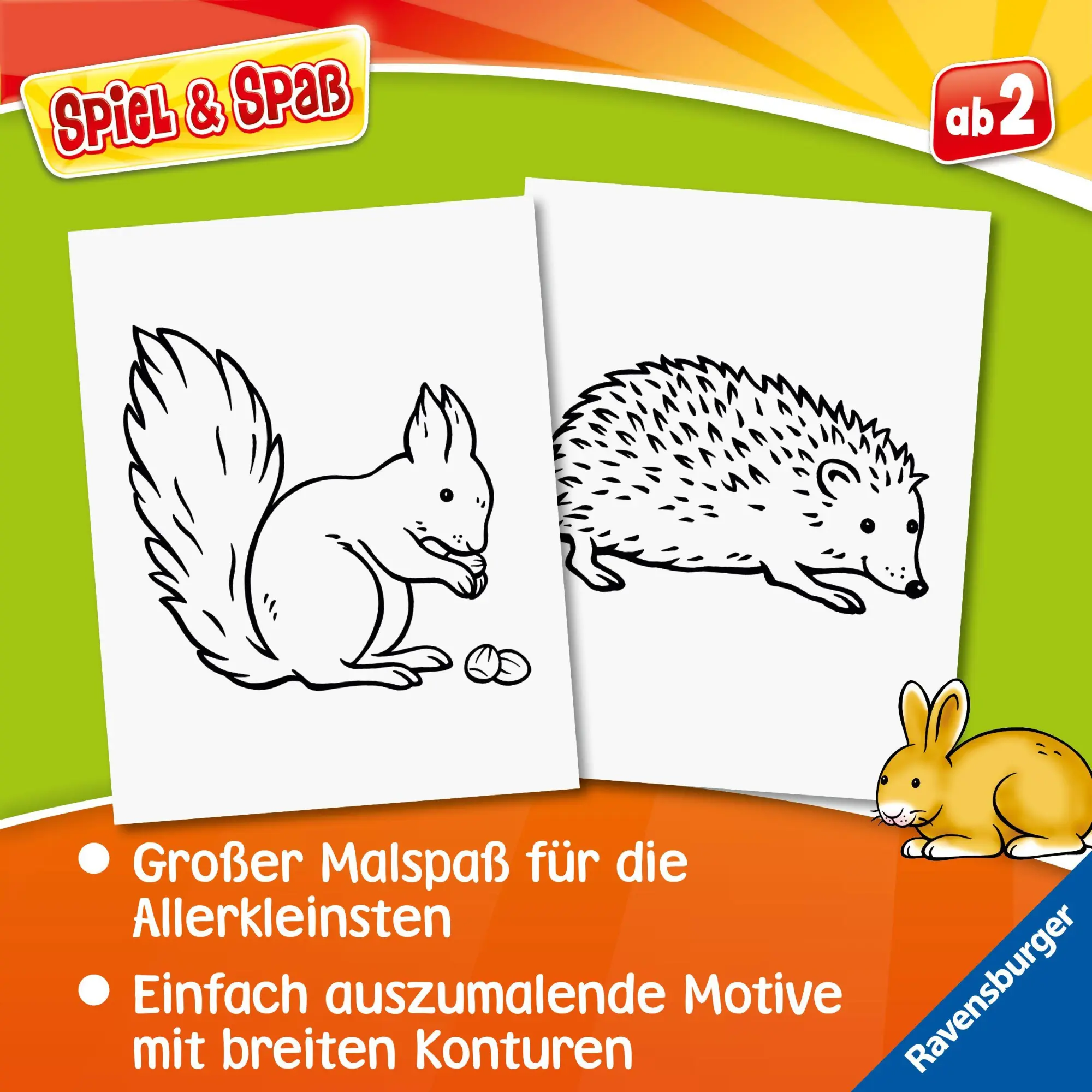 Bild: 9783473488483 | Spiel &amp; Spaß - Mein allererster Malblock: Tiere | Simone Pahl | Buch