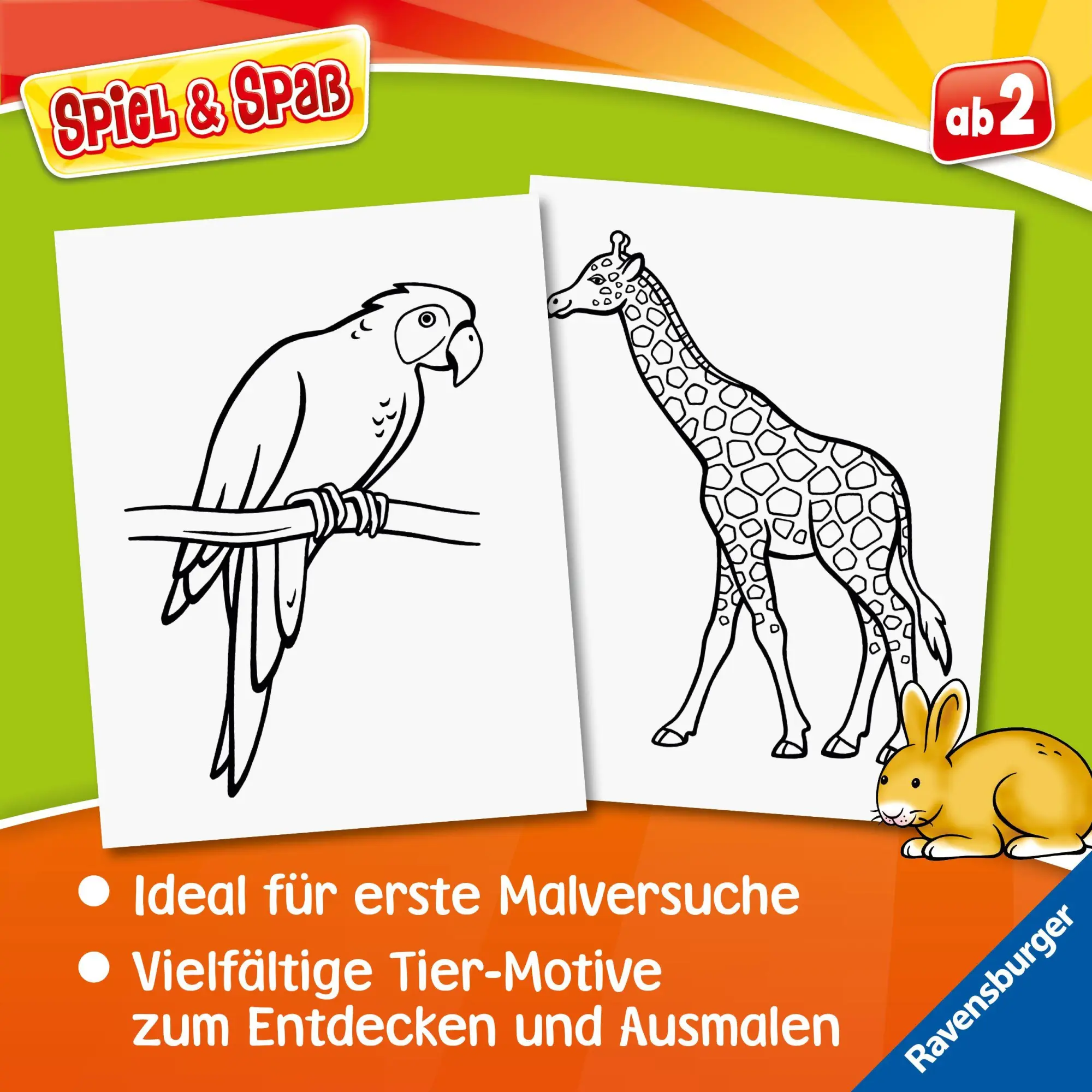 Bild: 9783473488483 | Spiel &amp; Spaß - Mein allererster Malblock: Tiere | Simone Pahl | Buch