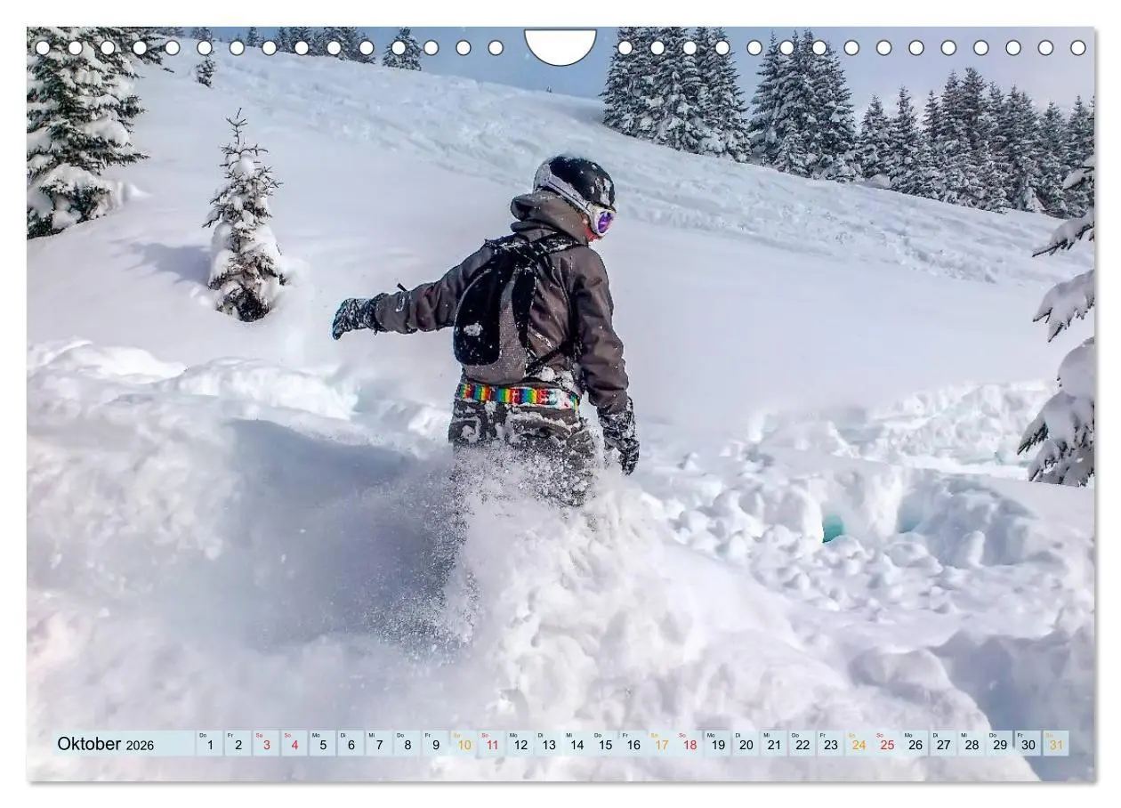 Bild: 9783516048483 | Snowboarden - ein Stück Freiheit (Wandkalender 2026 DIN A4 quer),...