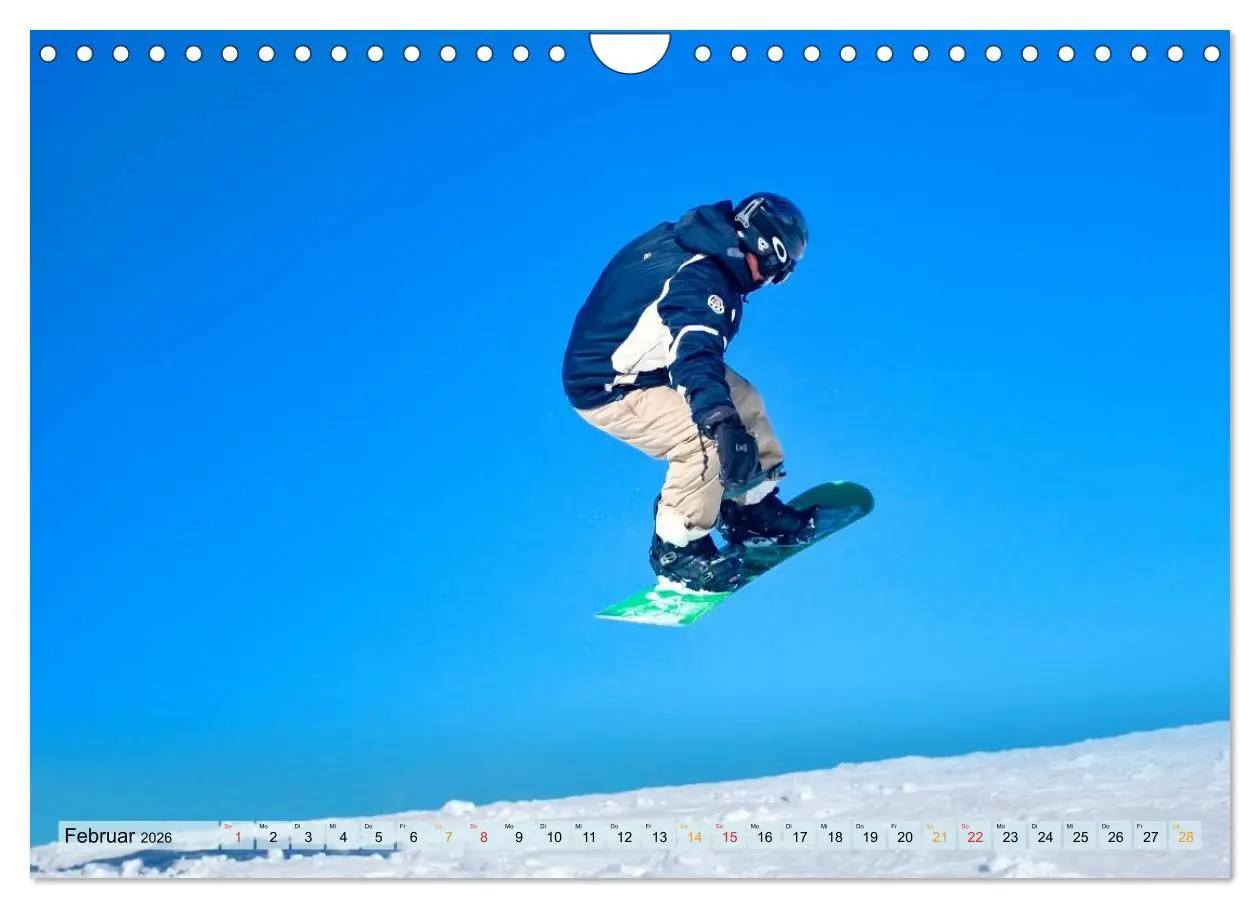 Bild: 9783516048483 | Snowboarden - ein Stück Freiheit (Wandkalender 2026 DIN A4 quer),...