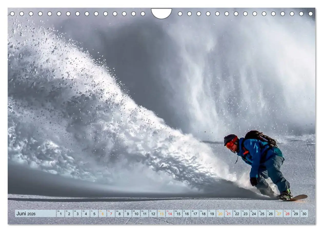 Bild: 9783516048483 | Snowboarden - ein Stück Freiheit (Wandkalender 2026 DIN A4 quer),...