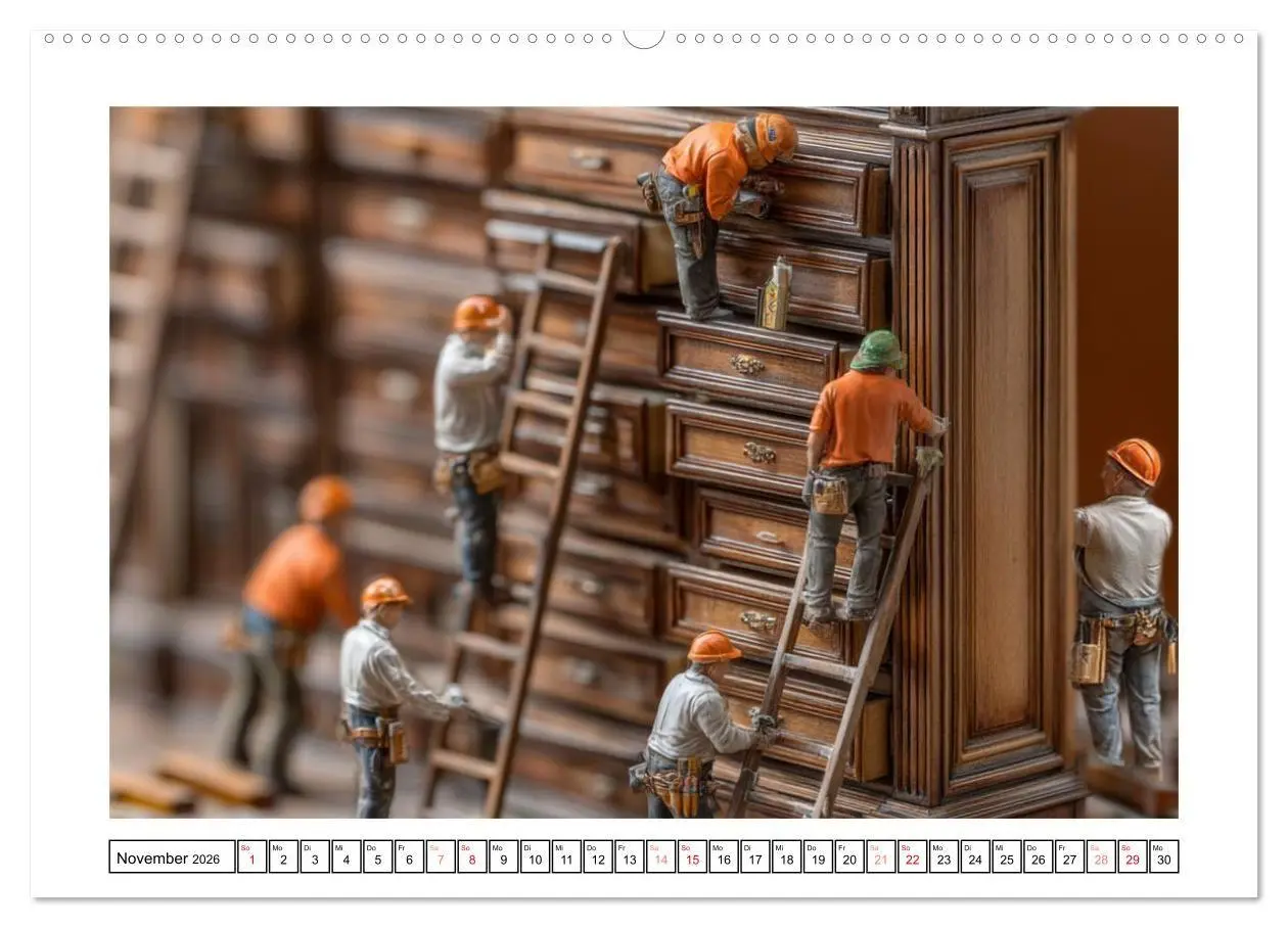 Bild: 9783516598483 | Kleine Helden - Großes Handwerk (Wandkalender 2026 DIN A2 quer),...