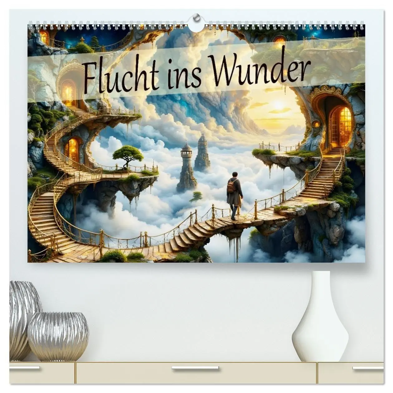 Cover: 9783516668483 | Flucht ins Wunder (hochwertiger Premium Wandkalender 2026 DIN A2...