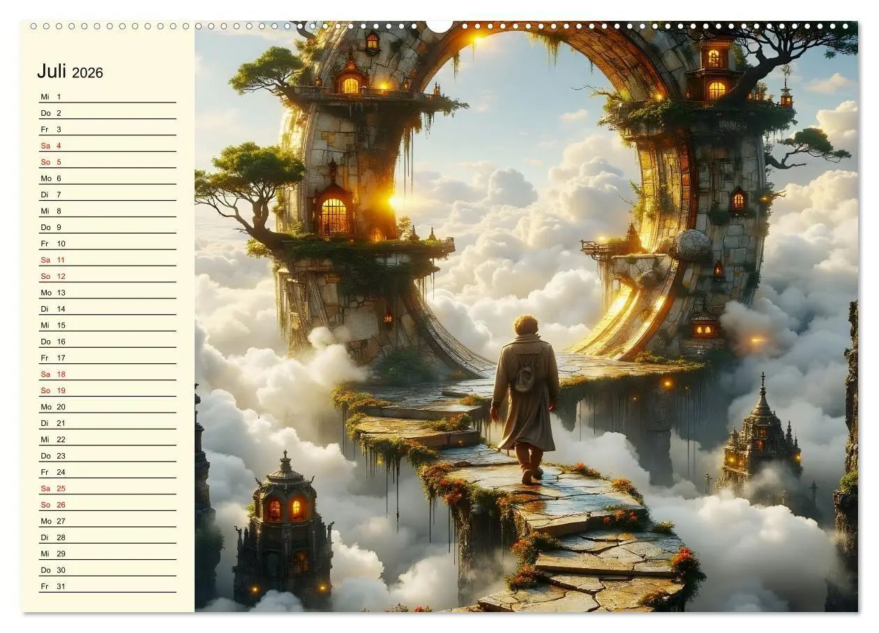 Bild: 9783516668483 | Flucht ins Wunder (hochwertiger Premium Wandkalender 2026 DIN A2...
