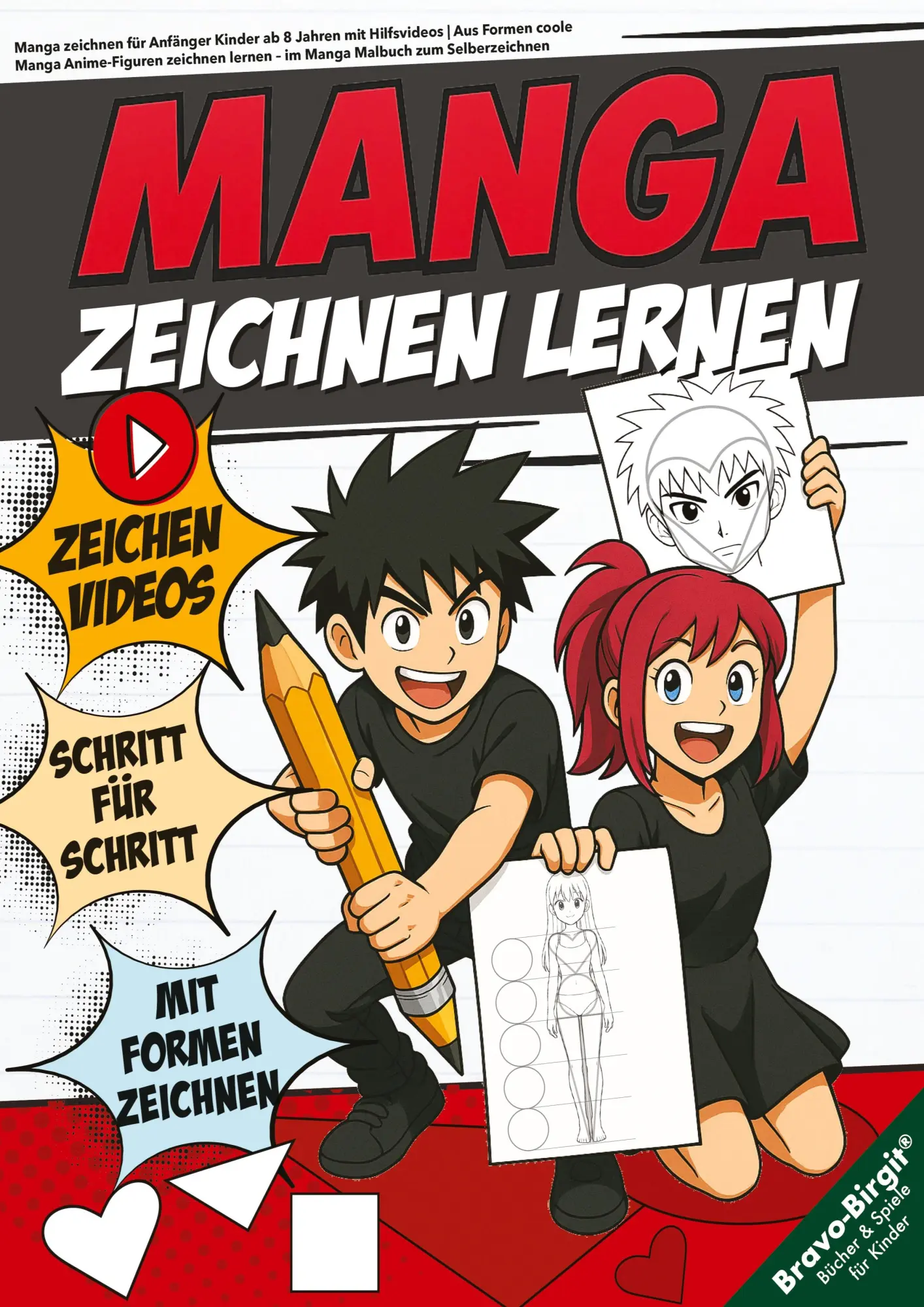 Cover: 9783691048483 | Manga zeichnen für Anfänger Kinder ab 8 Jahren mit Hilfsvideos | Bravo