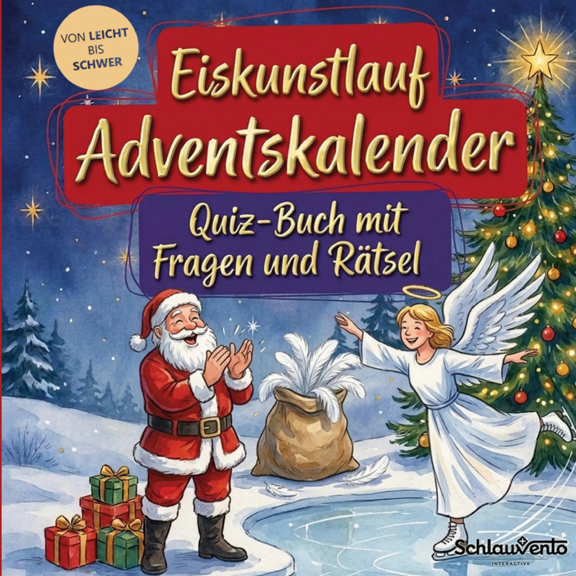 Cover: 9783693198483 | Eiskunstlauf-Adventskalender: Quiz-Buch mit Fragen und Rätsel | Buch