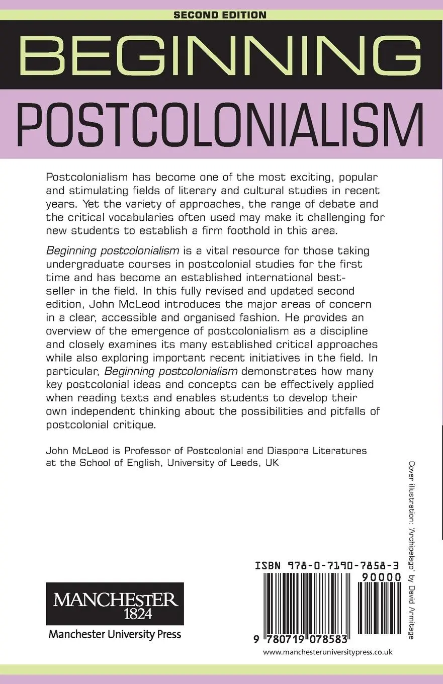 Rückseite: 9780719078583 | Beginning postcolonialism | Second edition | John Mcleod | Taschenbuch