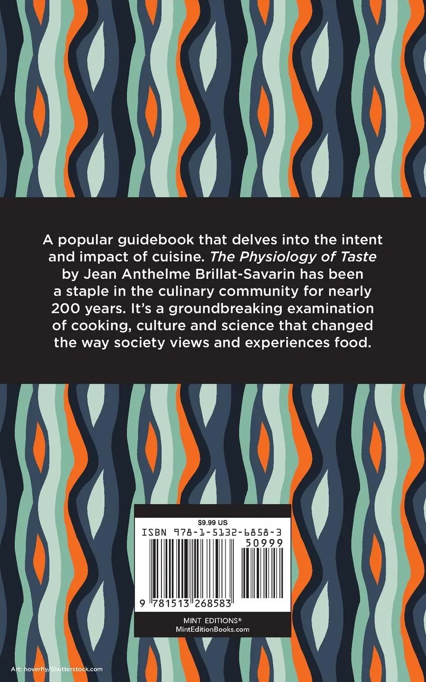 Rückseite: 9781513268583 | The Physiology of Taste | Jean-Anthelme Brillat-Savarin | Taschenbuch